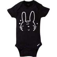 Load image into Gallery viewer, Gerber Baby Girls' 8 Pack Short Sleeve Onesies Bodysuits, Pink Bunny, 6-9 Months
