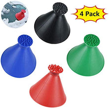 Load image into Gallery viewer, Round Ice Scraper Windshield Magic Cone-Shaped Funnel Car Windshield Snow Removal Tool (4colors-B)
