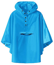 Load image into Gallery viewer, Waterproof Rain Gear Poncho for Boys Girls(Blue,XX-Large)
