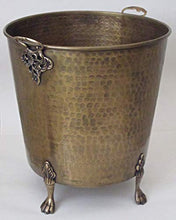 Load image into Gallery viewer, Solid Brass Estate Planter 15.75"W x 17.75"H
