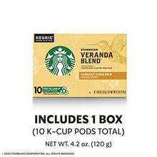 Load image into Gallery viewer, Starbucks Blonde Roast K-Cup Coffee Pods — Veranda Blend for Keurig Brewers — 1 box (10 pods total)
