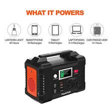 Load image into Gallery viewer, 200W Portable Power Station, FlashFish 40800mAh Solar Generator with 110V AC Outlet/2 DC Ports/3 USB Ports, Backup Battery Pack Power Supply for CPAP Outdoor Advanture Load Trip Camping Emergency.
