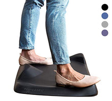 Load image into Gallery viewer, Topo Mini by Ergodriven | The Smaller Not-Flat Standing Desk Anti-Fatigue Mat with Calculated Terrain (Obsidian Black)
