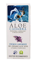 Load image into Gallery viewer, Aloe Cadabra Natural Personal Lubricant and Organic Vaginal Moisturizer for Men, Women &amp; Couples - French Lavender Essential Oil, 2.5 Ounce (Pack of 2)
