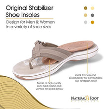 Load image into Gallery viewer, Natural Foot Orthotics Original Stabilizer for Medium to High Arches – Arch Support Shoe Insoles/Inserts for Plantar Fasciitis Relief | Good for Feet, Legs, Back, Heel &amp; Joint Pain | Made in USA
