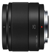 Load image into Gallery viewer, Panasonic Lumix G Lens, 25mm, F1.7 ASPH, Mirrorless Micro Four Thirds, H-H025K (USA Black)
