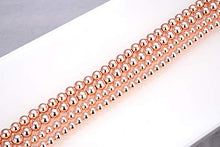Load image into Gallery viewer, 3 Strands Top Quality Natural Hematite Rose Gold Plated Gemstone 10mm Round Loose Stone Beads (120-129pcs Total) for Jewelry Craft Making GFC4-10
