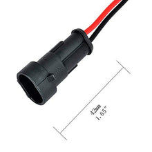 Load image into Gallery viewer, 2 Wire Connector, MUYI 5 Kit Electric Connector 18 AWG Connectors Waterproof Electrical Connector 1.0mm² Wire Harness 1.5mm Series Terminal
