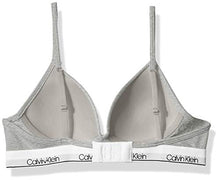 Load image into Gallery viewer, Calvin Klein Big Girls' Seamless Wirefree Comfort Bralette Bra, Molded - Heather Grey, 32A
