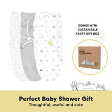 Load image into Gallery viewer, Organic Baby Swaddle Sleep Sacks - 3-Pack Newborn Baby Swaddles 0-3 Months - Ergonomic Baby Sleep Sack - Infant Swaddle Sleep Sacks - Swaddling Wrap Blanket Sleeping Bag for Newborn, Infant (Nordic)
