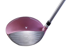 Load image into Gallery viewer, Aspire XD1 Ladies Womens Complete Right Handed Golf Clubs Set Includes Titanium Driver, S.S. Fairway, S.S. Hybrid, S.S. 6-PW Irons, Putter, Stand Bag, 3 H/C's Pink (Cherry Right Petite Size -1")
