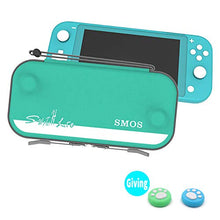 Load image into Gallery viewer, SMOS Carry Case for Nintendo Switch lite,YKK Waterproof Zipper， Ultra Slim Hard Shell with 8 Game Cartridges, Protective Carrying Case for Travel,Gray (Malachite Green)
