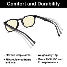 Load image into Gallery viewer, Blue Light Blocking Glasses Anti Glare 0.00 Power
