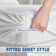 Load image into Gallery viewer, ZAMAT Premium 100% Waterproof Mattress Protector, Breathable &amp; Noiseless Mattress Pad Cover, Fitted 14"-18" Deep, Vinyl Free, Hypoallergenic | Dust Proof | Smooth Soft Cotton Terry Covers (King)
