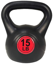 Load image into Gallery viewer, BalanceFrom Wide Grip Kettlebell Exercise Fitness Weight Set, Includes 10 lbs, 15 lbs, 20 lbs
