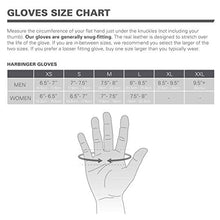 Load image into Gallery viewer, Harbinger Power Non-Wristwrap Weightlifting Gloves with StretchBack Mesh and Leather Palm (Pair), Black, Large, Large (Fits 8 - 8.5 Inches)
