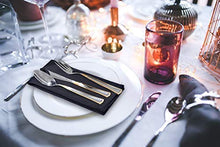 Load image into Gallery viewer, Ruvanti Kitchen Cloth Napkins 12 Pack 18 X 18 Inch Dinner Napkins Soft, Comfortable, Reusable Napkins,Durable Linen Napkins, Perfect Table Napkins, Sky Blue Napkins for Dinners, Parties &amp; Weddings.
