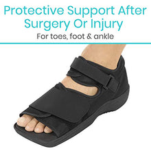 Load image into Gallery viewer, Vive Post Op Shoe - Lightweight Medical Walking Boot with Adjustable Strap - Post Injury Surgical Foot Cast - Durable Square Toe Orthopedic Support Brace for Broken Bone - Men, Women Fracture Recovery
