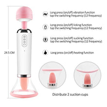 Load image into Gallery viewer, Perfect Size Realistic Tongue Licker with Multi Speed Líckíng&amp;Vibrating Handheld Wireless Pussy Pleasure Massaging Tools for Female Underwear Therapy Device IPX7 Waterproof Tshirt
