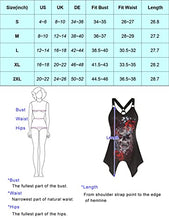 Load image into Gallery viewer, Skull Tank Tops for Women Goth Steampunk Spaghetti Strap Flowy Camis Tank Tops L
