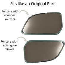 Load image into Gallery viewer, Blind Spot Mirrors [Original Part Look - Fits Shape of Car Door Mirror] Fully Adjustable with Plastic Frame - Model OEM for Blindside and Engineered for optimized viewing image by Utopicar (2 pack)
