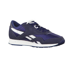 Load image into Gallery viewer, Reebok Men's Classic Nylon Sneaker, Team Navy/Platinum, 13
