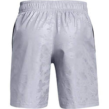 Load image into Gallery viewer, Under Armour Men's Woven Emboss Shorts , Mod Gray (011)/Black , X-Large
