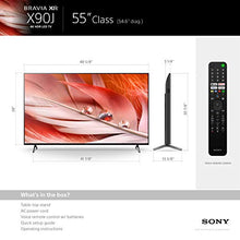 Load image into Gallery viewer, Sony X90J 55 Inch TV: BRAVIA XR Full Array LED 4K Ultra HD Smart Google TV with Dolby Vision HDR and Alexa Compatibility XR55X90J- 2021 Model
