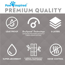 Load image into Gallery viewer, Paw Inspired Disposable Guinea Pig Cage Liners | Bamboo Charcoal Odor Controlling | Super Absorbent Liners Pee Pads for Ferrets, Rabbits, Hamsters, and Small Animals (17” x 27” (C&amp;C 2 x 1), 8 Count)
