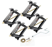 Load image into Gallery viewer, Set 4 Libra 24" 5000lbs RV Trailer Stabilizer Leveling Scissor Jacks w/ Dual Power Drill sockets &amp; mounting Hardware Set

