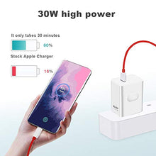 Load image into Gallery viewer, WNIEYO Oneplus 8 8pro Charger ，Warp Charger, OnePlus 7T 7 Pro Charger [5V 6A] + Fast Charging Cable for OnePlus 7 pro / 7 / 6T / 6 / 5T / 5
