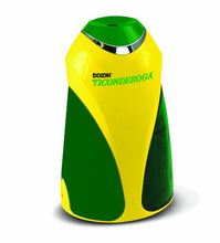 Load image into Gallery viewer, Ticonderoga Personal Electric Pencil Sharpener, Vertical, Yellow and Green, Plus 12 Ticonderoga Pencils (39571)
