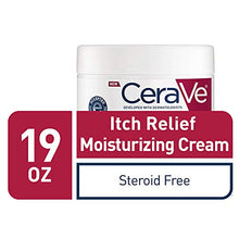 Load image into Gallery viewer, CeraVe Moisturizing Cream for Itch Relief | Anti Itch Cream with Pramoxine Hydrochloride | Relieves Itchy with Minor Skin Irritations, Sunburn Relief, Bug Bites | Fragrance Free | 19 Ounce
