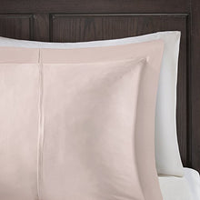 Load image into Gallery viewer, Madison Park Sarasota All Season Microcell Down Alternative Box Quilted Comforter Mini Set, Full/Queen, Blush
