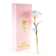 Load image into Gallery viewer, Christmas Rose Gifts for Women Galaxy Rose Forever Flower Gift, I Love You Rose Present Unique Christmas Birthday Gifts for Mom Grandma Wife Sister Friends
