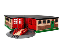 Load image into Gallery viewer, BRIO World - 33736 Grand Roundhouse | 2 Piece Toy Train Accessory for Kids Age 3 and Up
