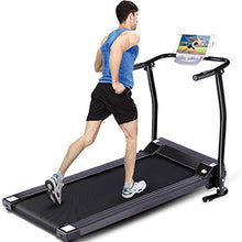 Load image into Gallery viewer, FUNMILY Electric Folding Treadmill for Home Workout, Ultra-Quiet &amp; Shock-Absorbant, Portable Exercise Running Machine for Small Spaces with 12 Programs &amp; LCD Screen (Black)
