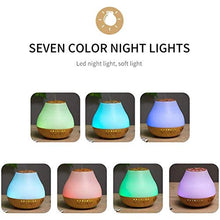 Load image into Gallery viewer, CWH&amp;WEN Cool Mist Humidifiers,400Ml Essential Oil Diffuser for Aromatherapy, Aroma Diffusers Cool Mist Humidifiers with Waterless Auto Shut Off for Yoga, Office, Spa, Bedroom, Baby Room,Brown
