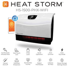 Load image into Gallery viewer, Heat Storm HS-1500-PHX-WIFI Infrared Heater, Wifi Wall Mounted

