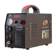 Load image into Gallery viewer, LOTOS LT5000D 50A Air Inverter Plasma Cutter Dual Voltage 110/220VAC 1/2" Clean Cut
