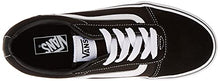 Load image into Gallery viewer, Vans YT Ward Sneaker, Black ((Suede/Canvas) Black/White Iju), 11 US Unisex Little Kid
