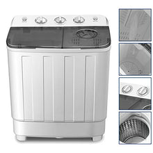 Load image into Gallery viewer, Portable Washing Machine 17lbs Compact Twin Tub Washer and Dryer Combo for Apartments,Dorms,RV's,College Rooms,Camping
