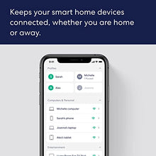 Load image into Gallery viewer, Introducing Amazon eero 6+ dual-band mesh Wi-Fi 6 system, with built-in Zigbee smart home hub and 160MHz client device support (3-pack)
