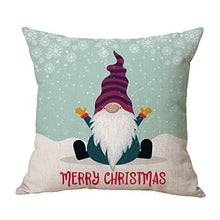 Load image into Gallery viewer, Zivsik Swedish Gnome Scandinavian Tomte Throw Pillow Covers - Yule Santa Nisse Nordic Elf Figurine Christmas Decorative Cushion Cases Xmas Winter Holiday Decor - 18 x 18 Inch 45cm x 45cm 4Pcs
