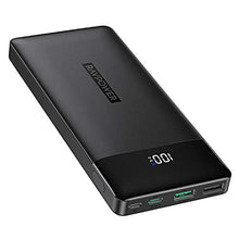 Load image into Gallery viewer, RAVPower Portable Charger 15000mAh PD3.0 Power Bank QC 3.0, 18W High-Speed Ultra Compact USB C Battery Pack Tri-Input and Tri-Output Compatible iPhone, iPad, Samsung Galaxy and More
