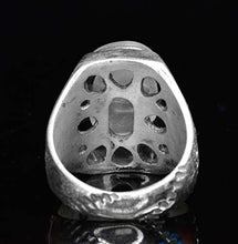 Load image into Gallery viewer, Sterling Silver Men Ring, Moonstone Natural Gemstone, Free Express Shipping
