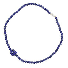 Load image into Gallery viewer, NOVICA Lapis Lazuli .950 Sterling Silver Beaded Necklace, 16.25" 'Blue Grapes'
