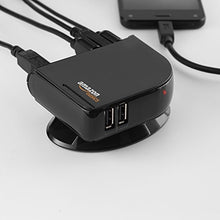 Load image into Gallery viewer, Amazon Basics 7 Port USB 2.0 Hub Tower with 5V/4A Power Adapter
