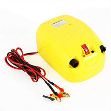 Load image into Gallery viewer, MONIPA Air Pump 12V High Pressure 15PSI Dual Cylinders Electric Pump Automatically Stop Design, 500L/m for Inflatable Boats Rafts Dinghy Kayaks Surf Boards Tents Kite Outdoor Use
