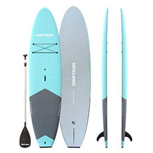 Load image into Gallery viewer, Driftsun Padded Stand Up Paddleboard 11ft Rigid Soft Top SUP with Paddle, Fin, and Leash
